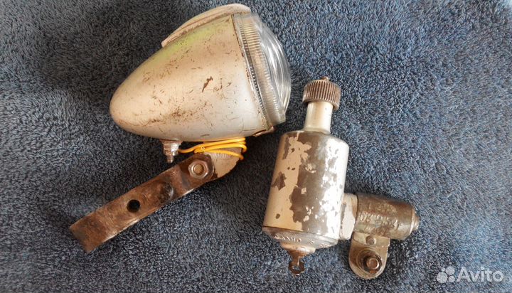 Велосипедная фара генератор СССР