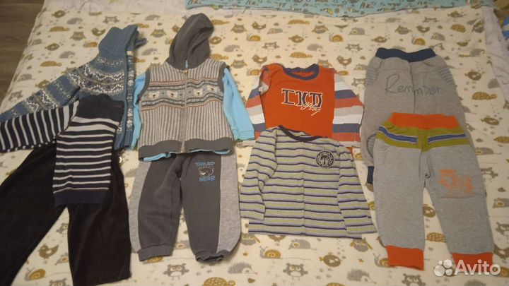 Вещи пакетом для мальчика 1-2 года