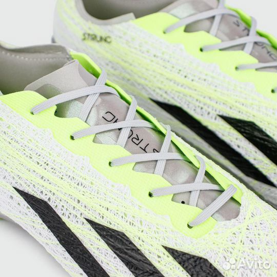 Бутсы Adidas X Crazyfast Strung+ FG Grey Green