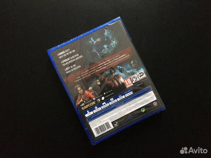 Resident Evil 2 remake PS4 диск
