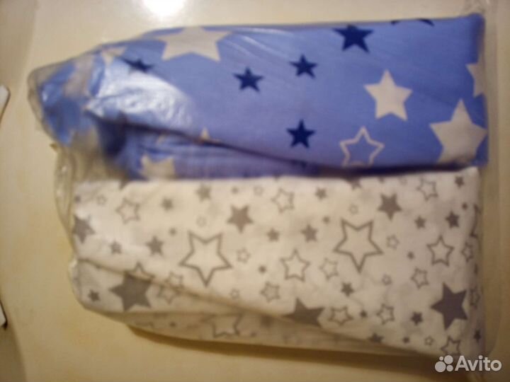 Простыни на резинке 120*60 2 шт