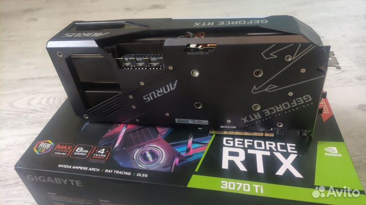 Продам видеокарту Gigabyte Aorus Master 3070ti