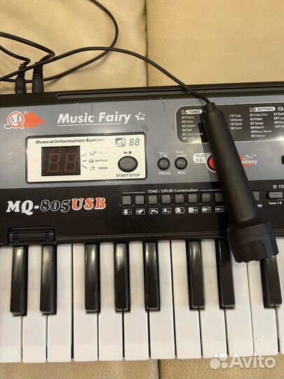 Синтезатор детский с микрофоном