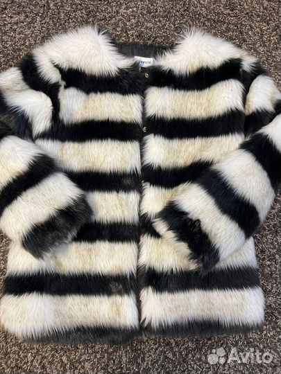 Шубка из эко меха, размер 140 см