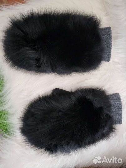 Варежки мех