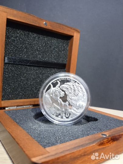 Серебряная монета 