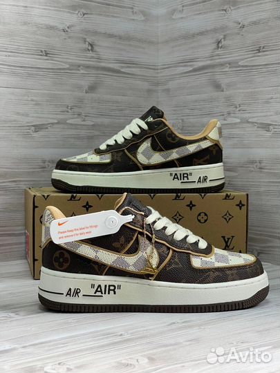 Кроссовки Nike Air Force x Louis Vuitton