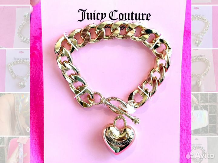 Juicy Couture оригинал браслет новый золото