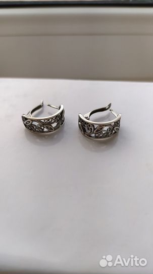 Серебряные серьги