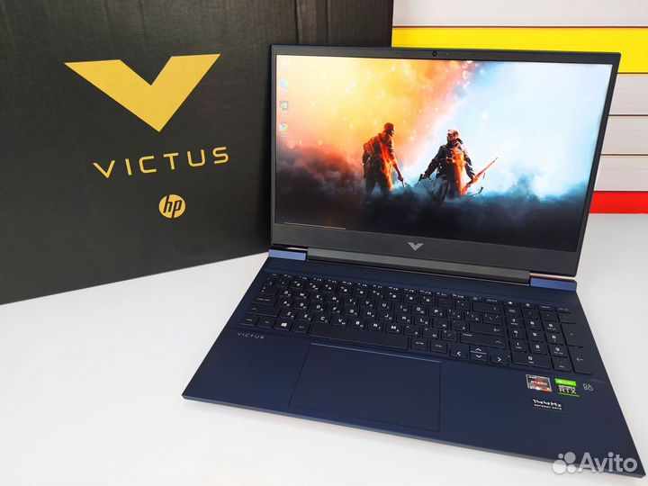 Игровой ноутбук HP Victus Ryzen + RTX