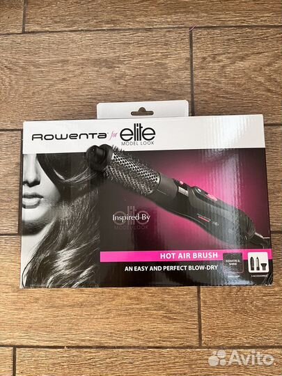 Фен-щетка Rowenta Keratin&Shine CF8242F0 Black