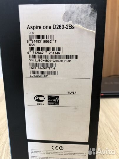 Ноутбук Aspire One D260