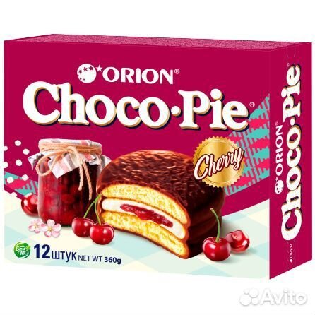 Пирожное Choco Pie Вишня 336 г