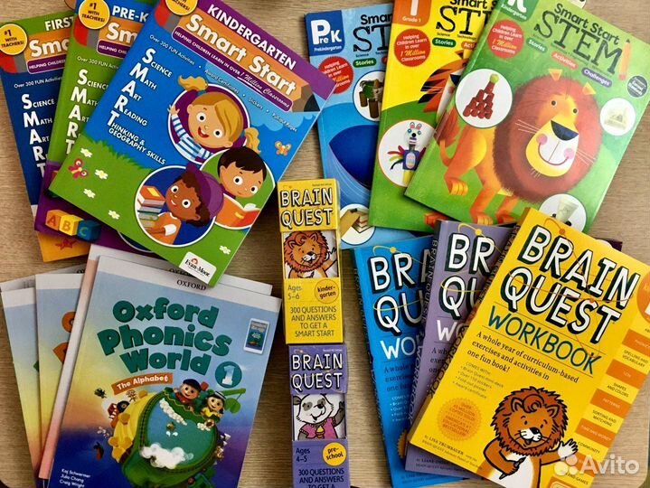 Развивающие тетради на англ яз /Brain Quest и др