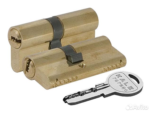 Цилиндр ключевой kale 90мм 35+55 латунь