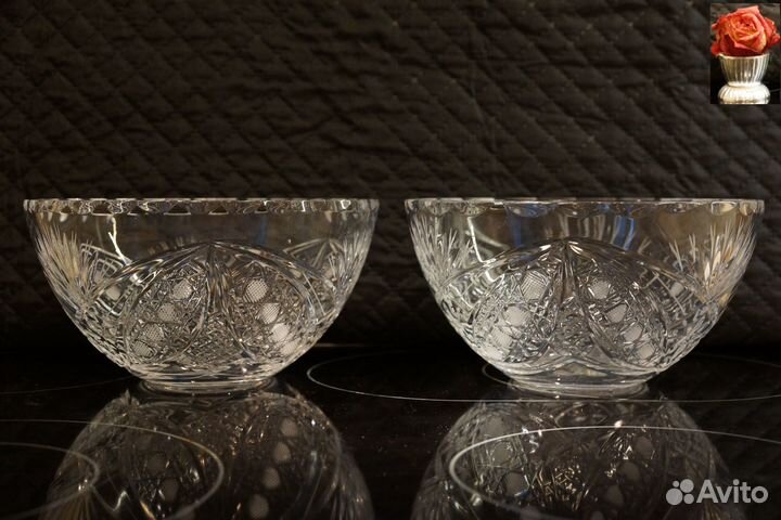 Салатники вазы хрусталь СССР посуда