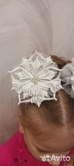 Резинки снежинки для волос