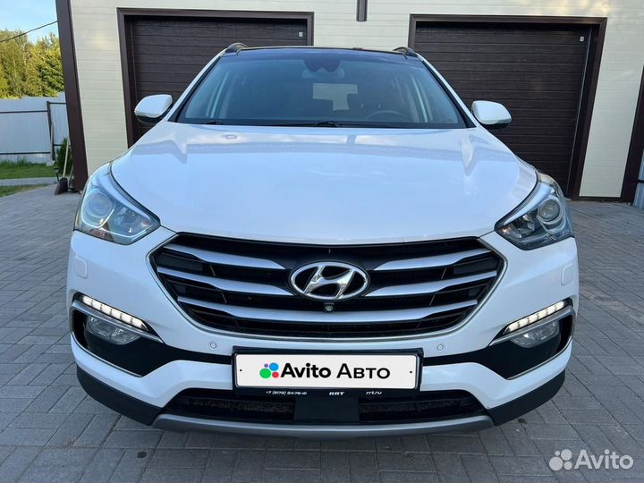 Hyundai Santa Fe 2.2 AT, 2016, 128 500 км