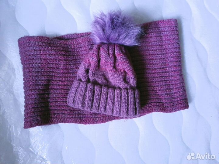Шапка и снуд женские