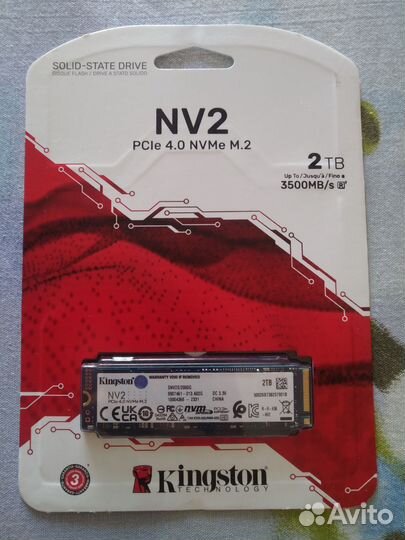 SSD Kingston NV2 M.2 PCIe 4.0 2 тб SNV2S