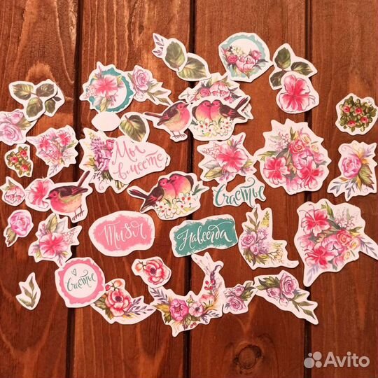 Цветочный набор бумаги для скрапбукинга