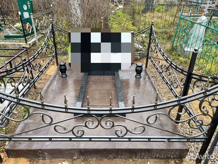 Кованые ритуальные ограды