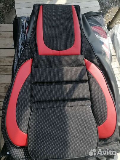 Чехлы на ваз 2107 красные