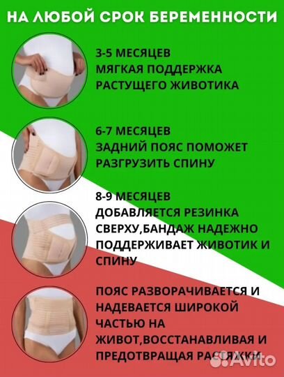 Бандаж для беременных и после родов