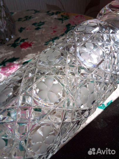 Хрустальная ваза для цветов