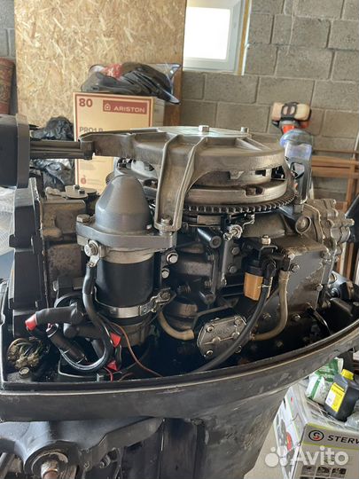 Мотор ямаха 40л/с, заводится с полоборота