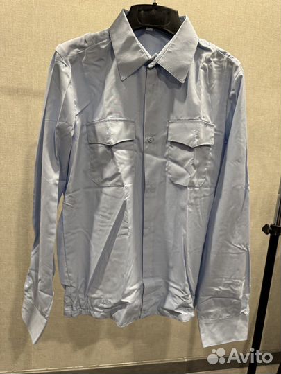 Рубашка мвд голубая