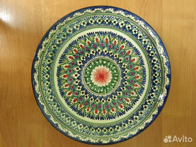 Узбекская тарелка ляган 32см