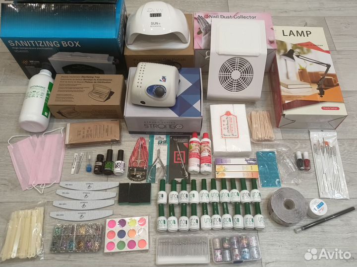 Набор для маникюра с аппаратом strong