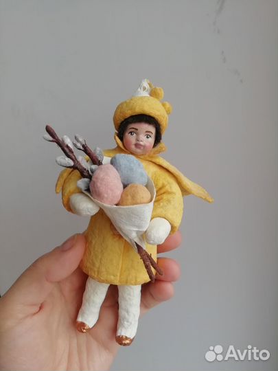 Бронь для Екатерины Ватная игрушка пасхальная