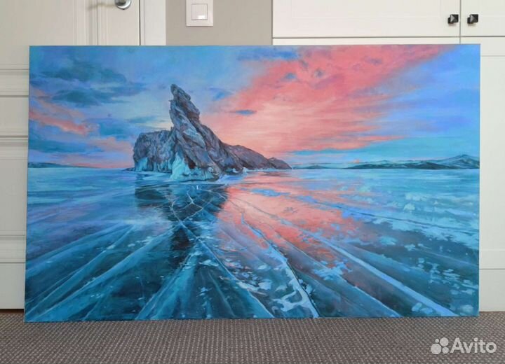 Картина. Озеро Байкал. Живопись