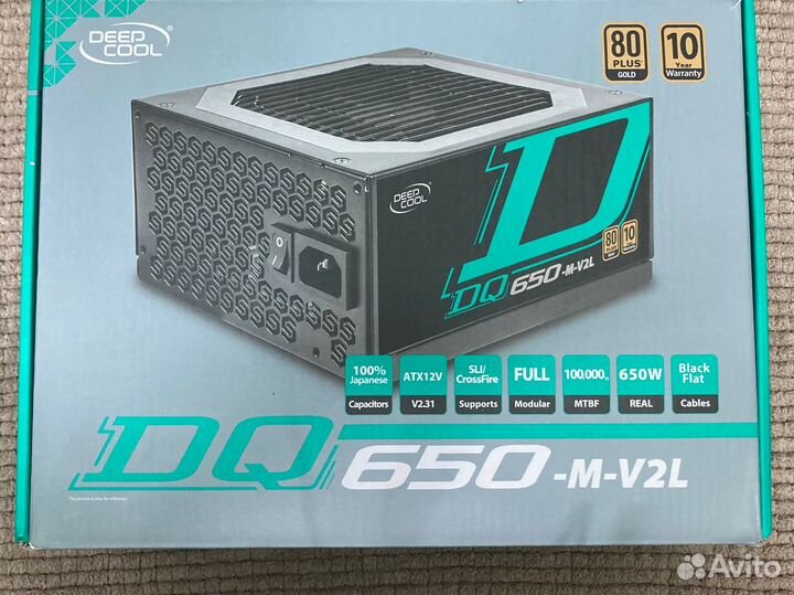Блок питания deepcool dq650-m-v2l