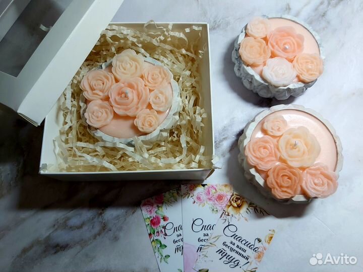 Свеча из соевого воска на любой праздник