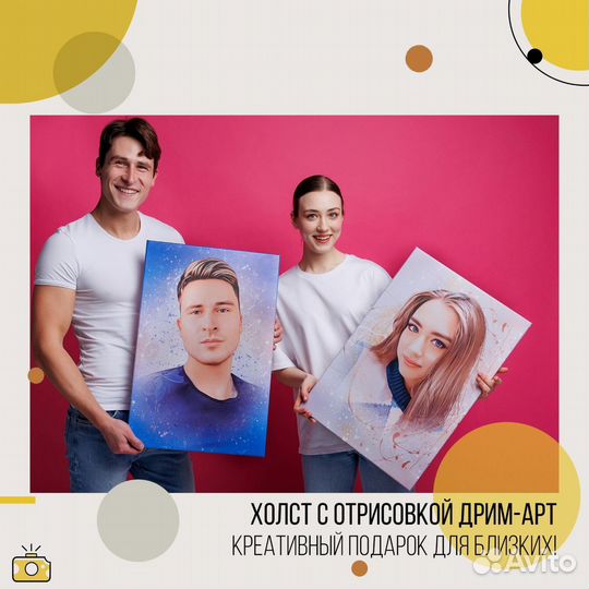 Портрет на холсте\ Печать фото на холсте \ Картина