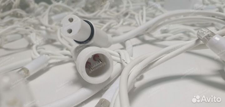 Гирлянда бахрома уличная сосульки