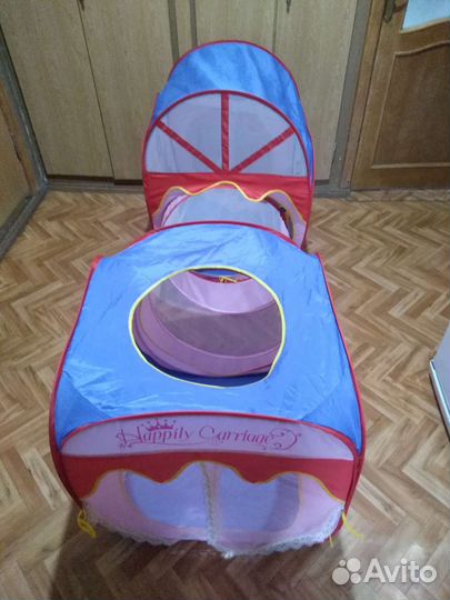 Детская палатка с тоннелем