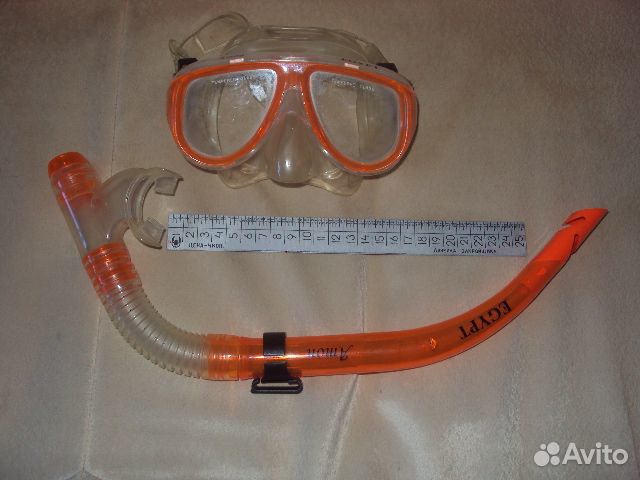 Маска и трубка для дайвинга