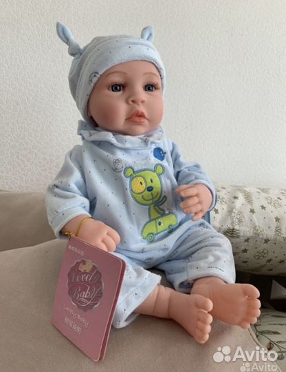 Реборн два цвета 50 см озвучены