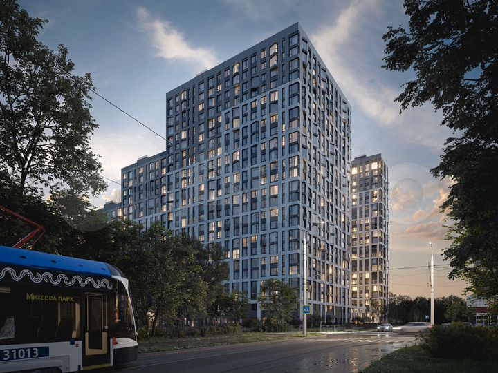 1-к. квартира, 49,6 м², 17/24 эт.