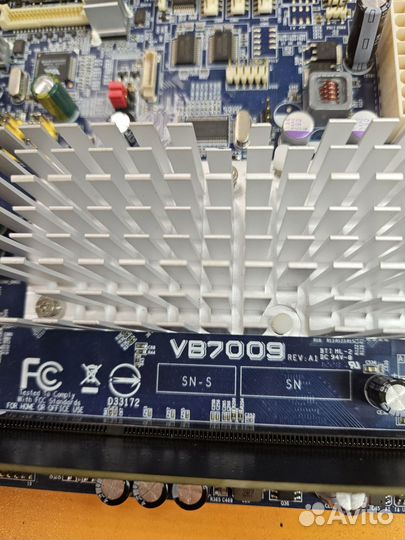 Комплект мат. плата VIA VB7009 ITX +2Gb DDR3