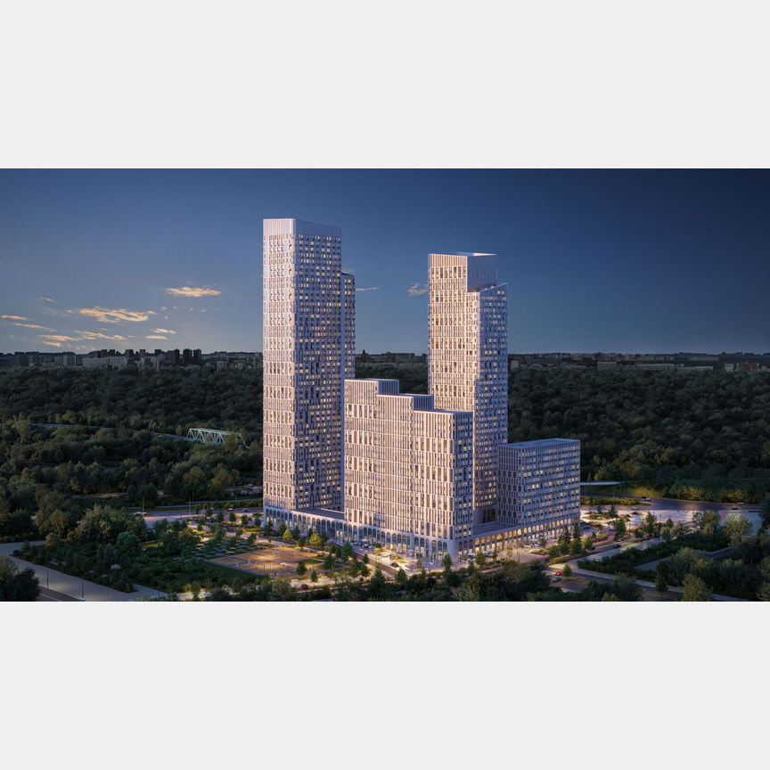 2-к. квартира, 60 м², 6/23 эт.