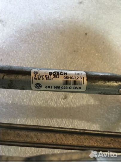 Трапеция дворников 6R1955023C Фольксваген поло 5