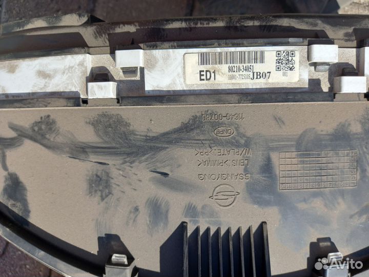 Ssangyong new actyon щиток приборов