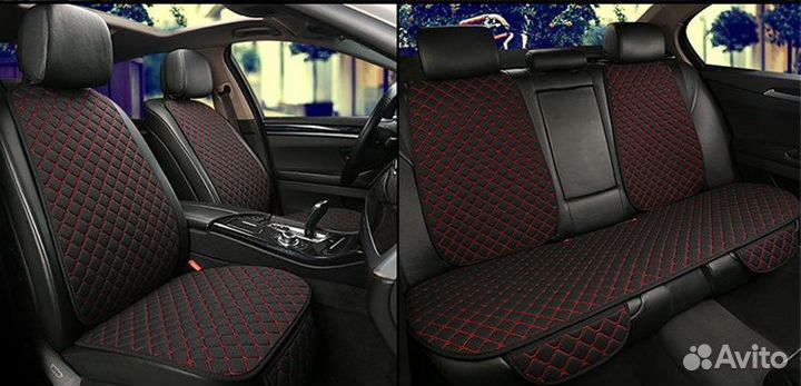 Накидки на сидения авто комплект