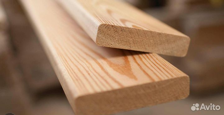 Планкен лиственница, 20х90 мм, сорт прима
