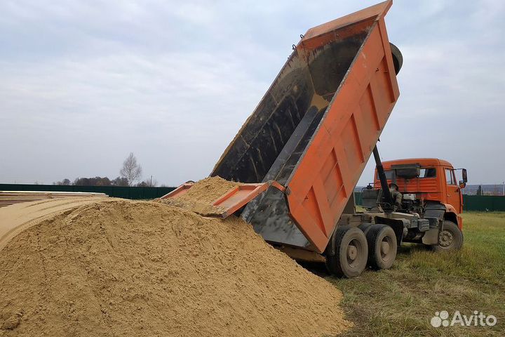 Песок карьерный